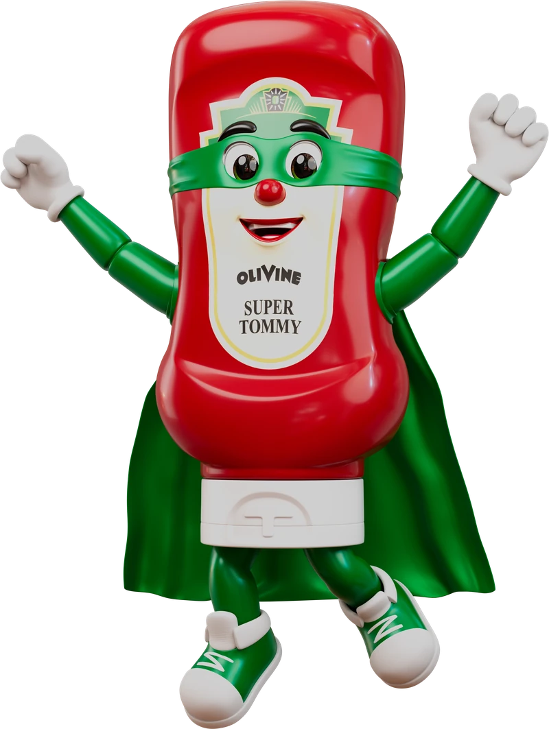 Super Tommy jumps into the game with a cheer